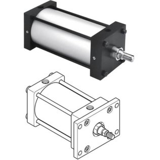 Buy 1P4MA0012934 Parker Hannifin Double-Acting Non-Lube NFPA Tie-Rod Pneumatic Cylinder - (4MA Series) - 3" Stroke 1P4MA0012934 Parker Hannifin Double-Acting Non-Lube NFPA Tie-Rod Pneumatic Cylinder - (4MA Series) - 3" Stroke
